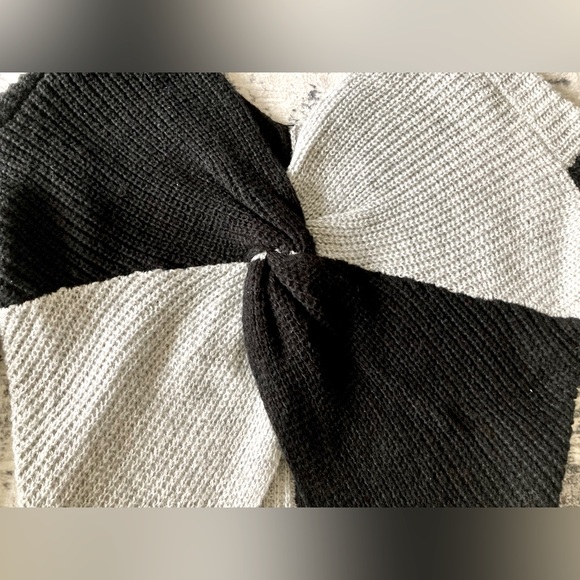 Women's Criss Cross V-Neck Sweaters Long Sleeve Wrap Front Pullover Size 3-5 - Picture 3 of 8